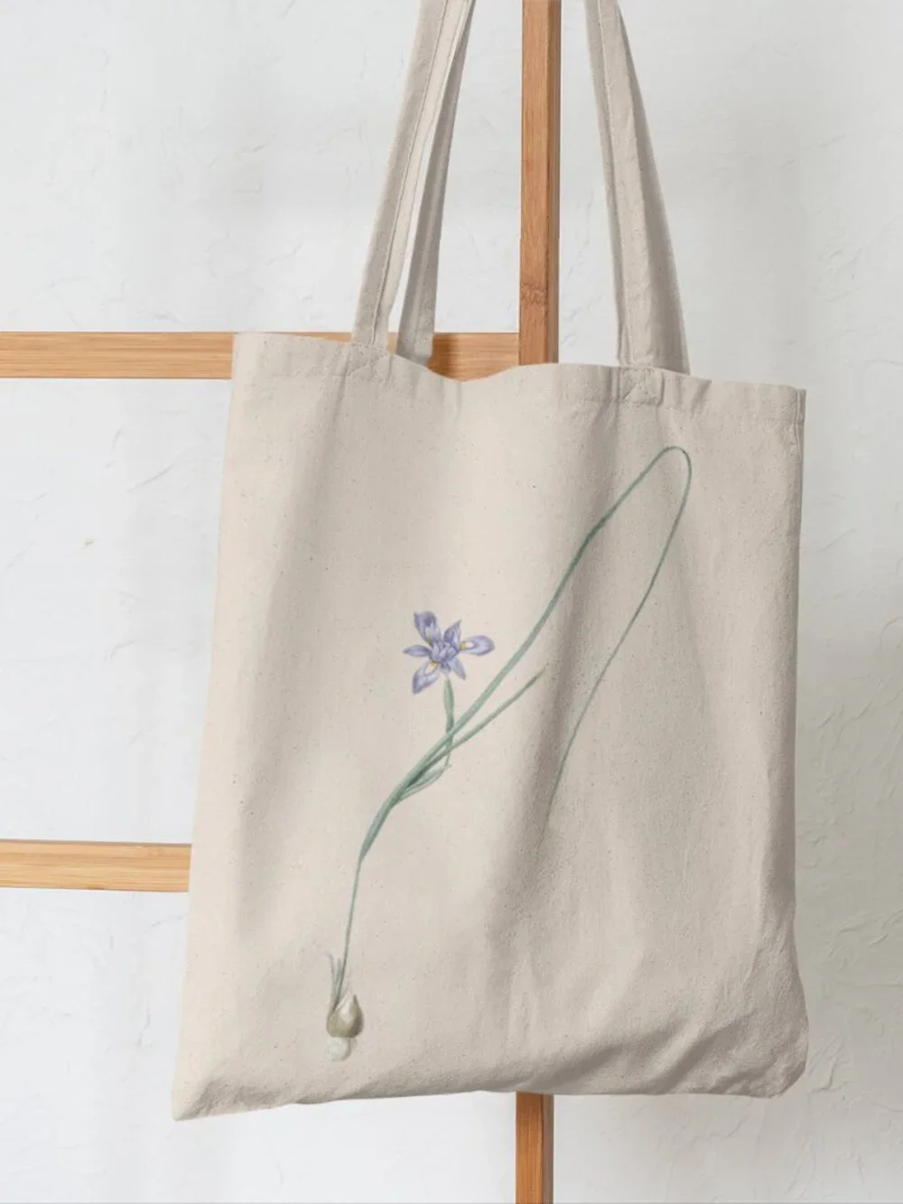 Barbary Nut Vintage Floral Print Graphic Canvas Tote Bag